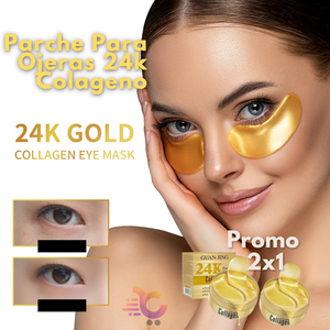 Parche Para Ojeras 24k Colageno 60 Pcs 2x1!