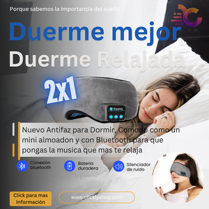 Antifaz Relajante Duerme mejor - Import™ 2x1