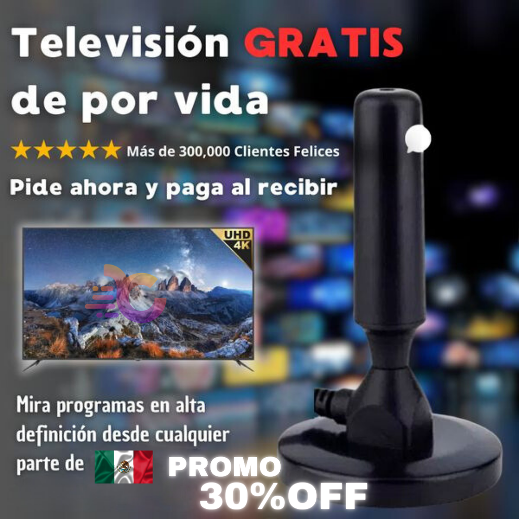 Antena Digital Hd Para Tv Plus / Promo 30%OFF