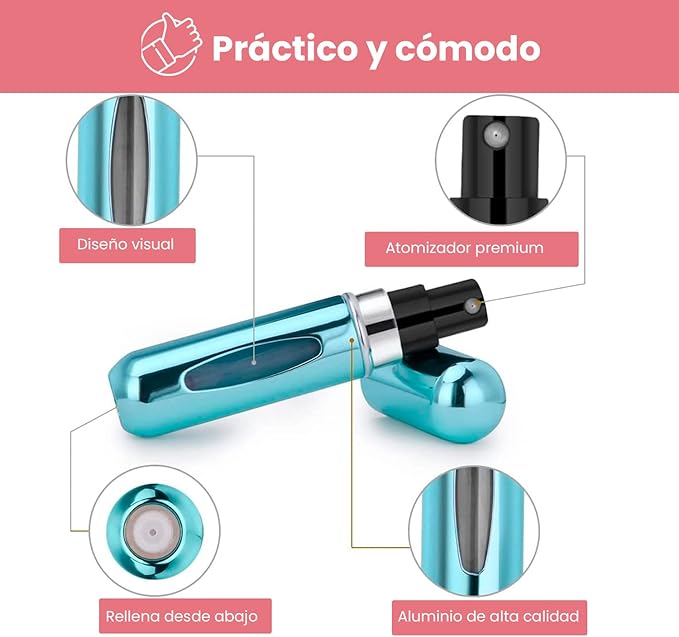 PERFUMERO PORTATIL RECARGABLE