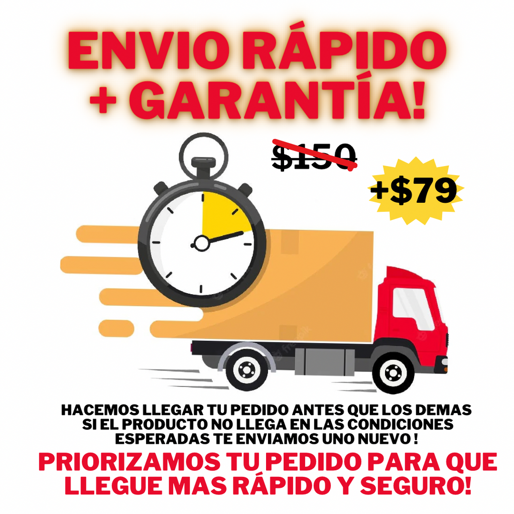 Envío Prioritario + Garantía