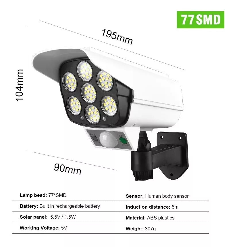 Lampara Led con Forma de Camara - Hogar Seguro