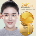 Parche Para Ojeras 24k Colageno 60 Pcs 2x1!