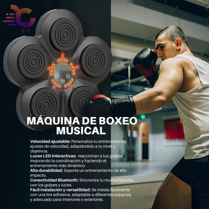 MAQUINA DE BOXEO INTELIGENTE MUSICAL 🥊 40% OFF